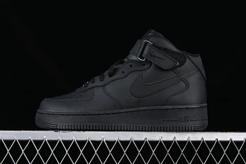 All categories Nk Air Force 1 Air Force series Nk Air Force 1 Mid Air Force mid-top Nk Air Force 1'07 Mid Air Force all-black mid-top casual sneakers 315123-001